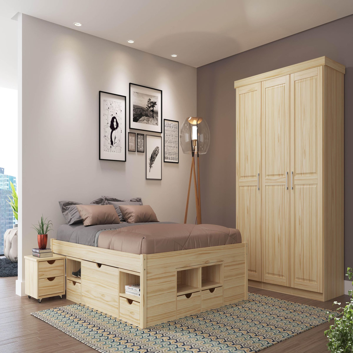 INTERLINK Lit fonctionnel CLAAS 160x200