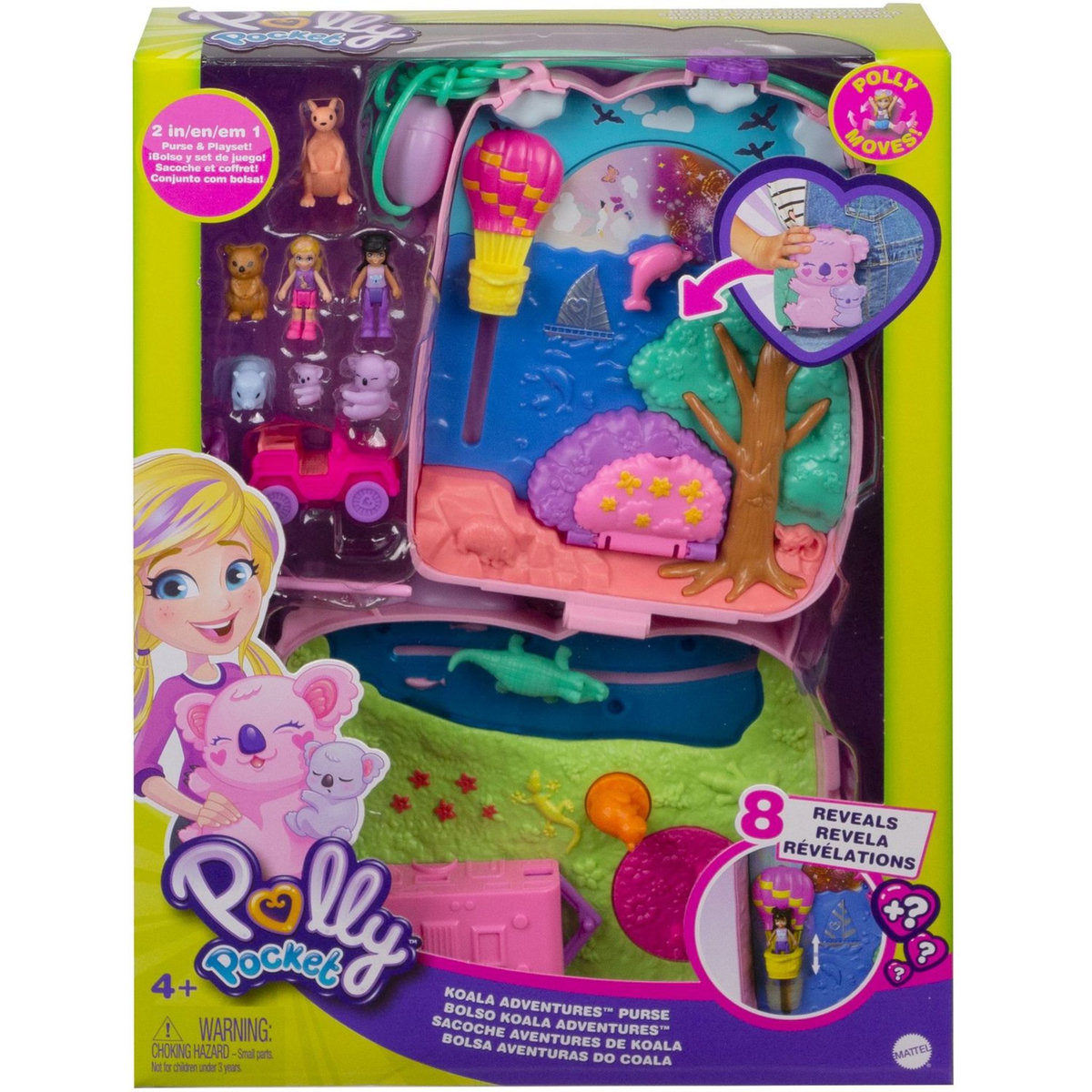 POLLY POCKET Mini poupée Polly Pocket - Aventures du Koala