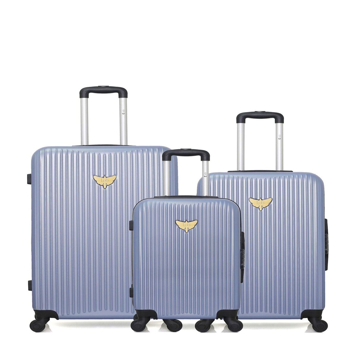 LES P'TITES BOMBES LPB LPB LUGGAGE - LOT DE 3 - Valises grand format, weekend et cabine AGATA