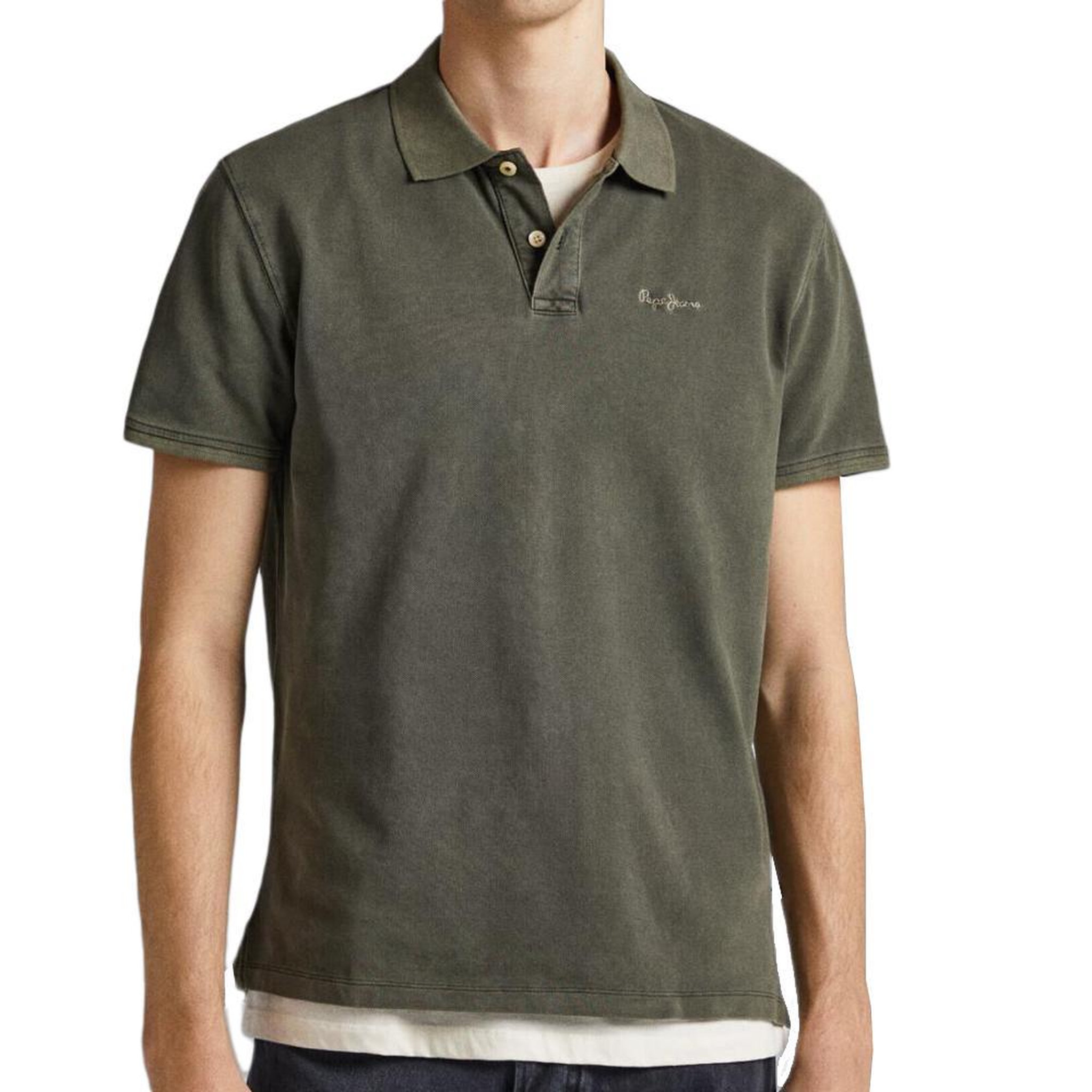 Pepe Jeans Polo Gris Anthracite Homme Pepe Jeans Oliver Gd. Coloris disponibles : Gris