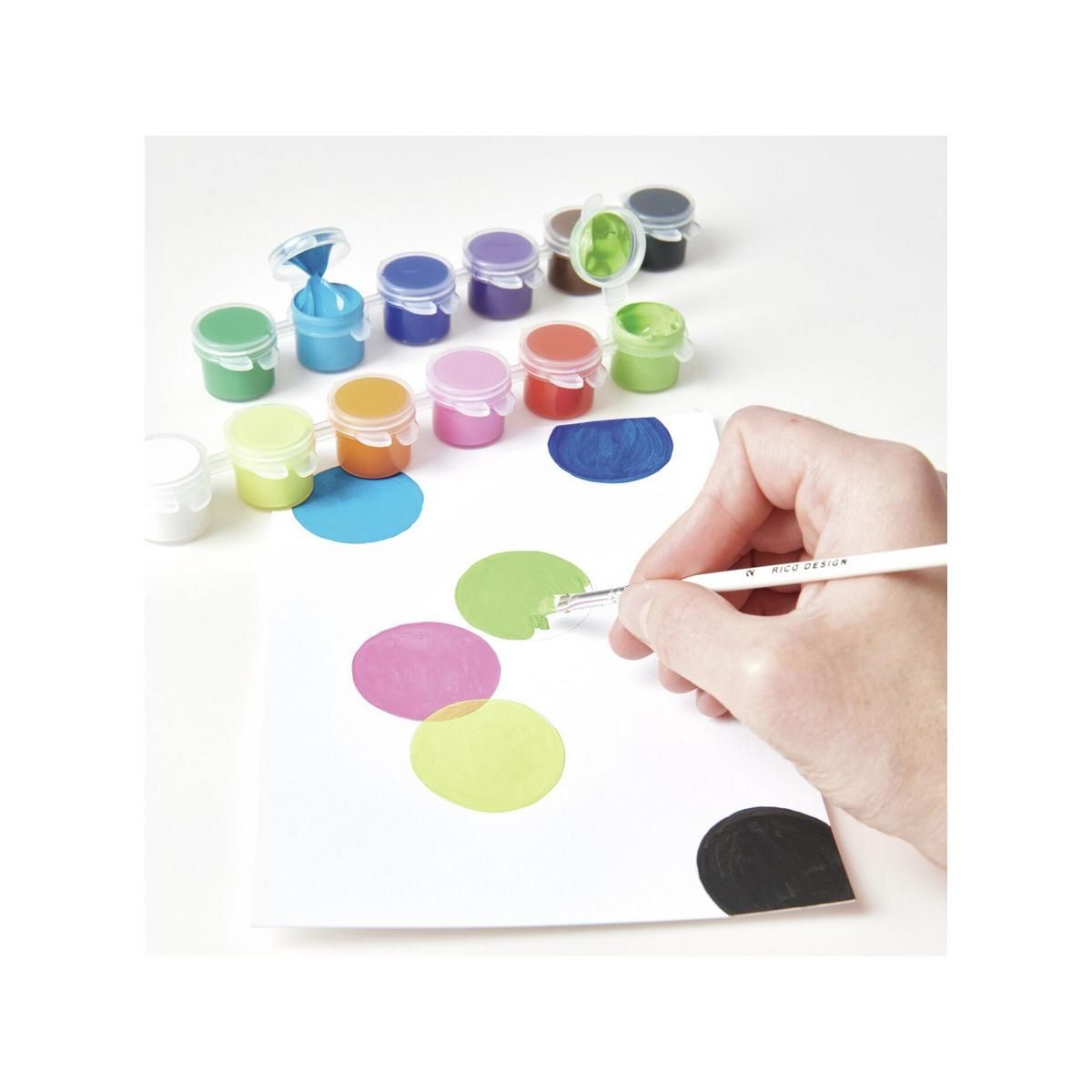 RICO DESIGN Peinture acrylique couleur essentiels -