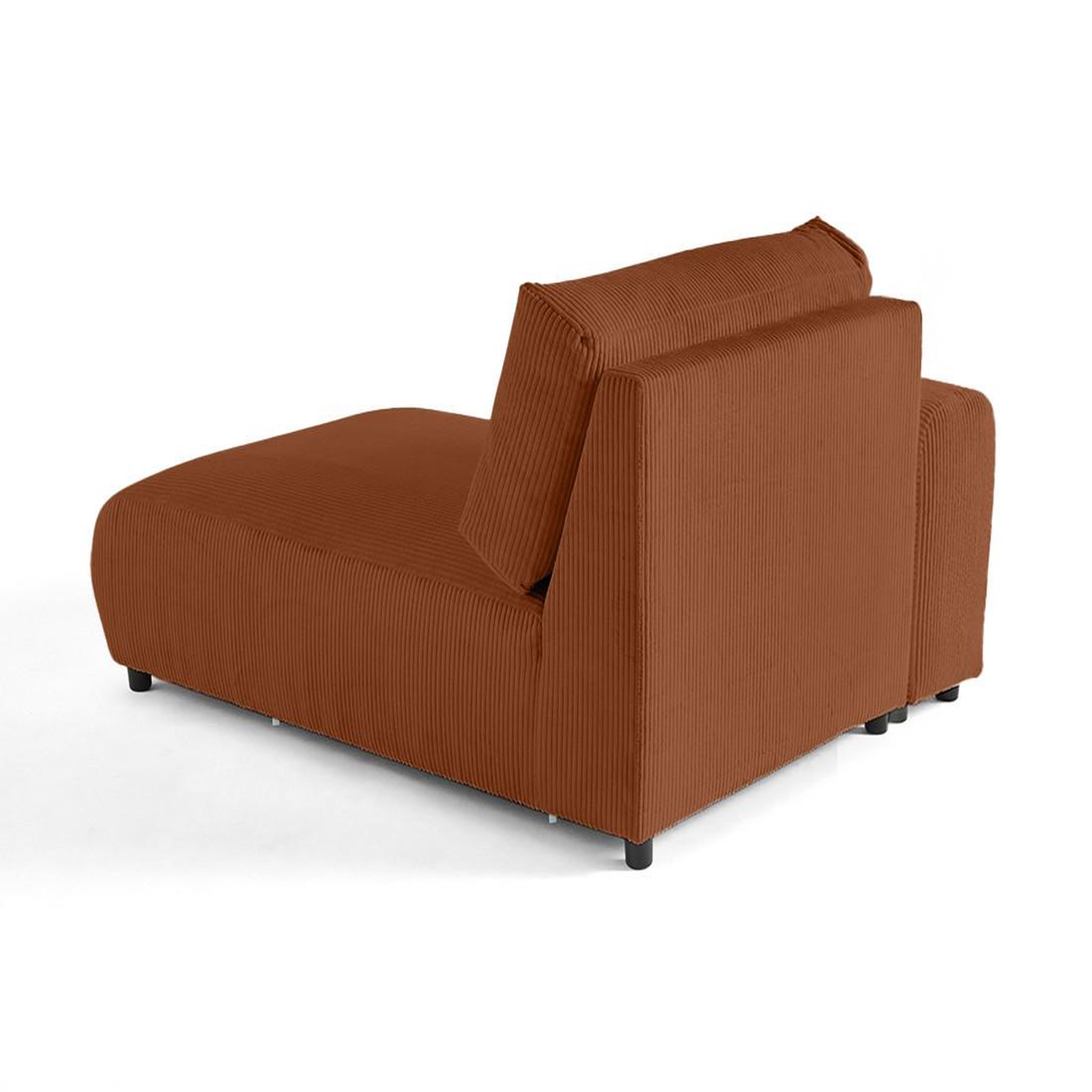 Voir la diapositive 4 : LISA DESIGN Garance - module d'assise méridienne gauche - en velours côtelé