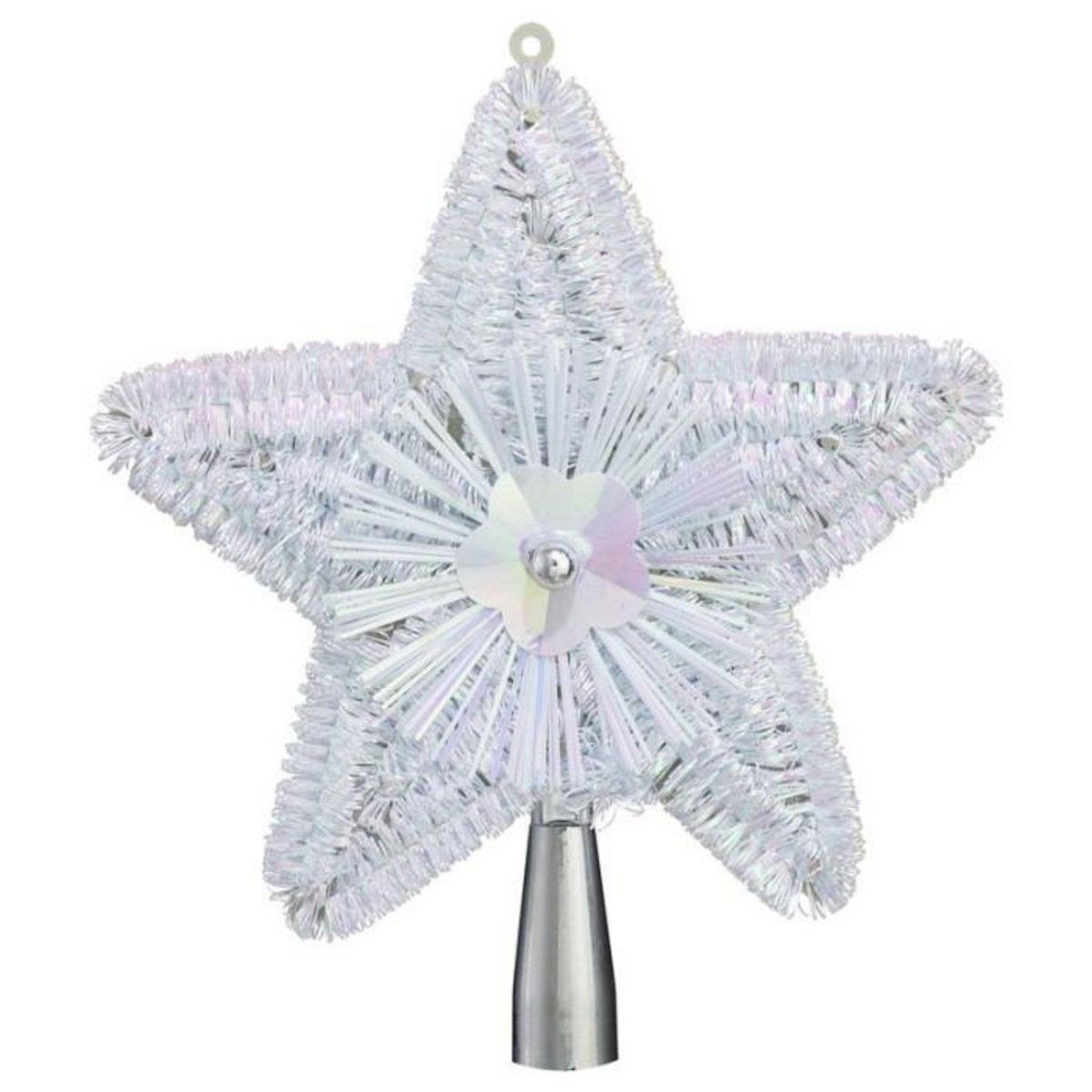 FEERIC LIGHT & CHRISTMAS Cimier pour Sapin de Noël  Colorama  23cm Blanc