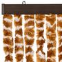 Voir la diapositive 4 : VIDAXL Moustiquaire Ocre et blanc 90x220 cm Chenille