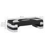 Voir la diapositive 3 : HOMCOM Stepper Fitness Aerobic hauteur reglable surface antiderapante 80 x 31 x 20 cm noir gris clair