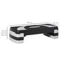 Voir la diapositive 3 : HOMCOM Stepper Fitness Aerobic hauteur reglable surface antiderapante 80 x 31 x 20 cm noir gris clair