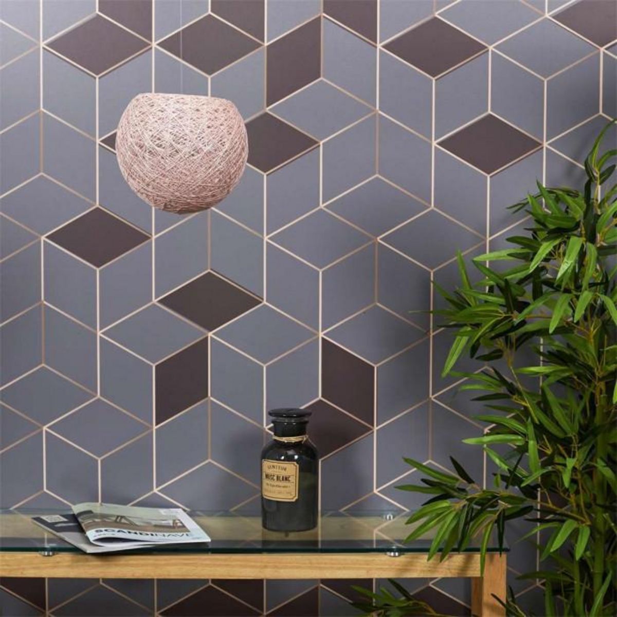 Paris Prix Abat-Jour Intérieur  Suspension  20cm Rose