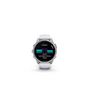 Voir la diapositive 4 : GARMIN Montre connectée Garmin fenix8 AMOLED 43mm Acier Silver avec bracelet blanc