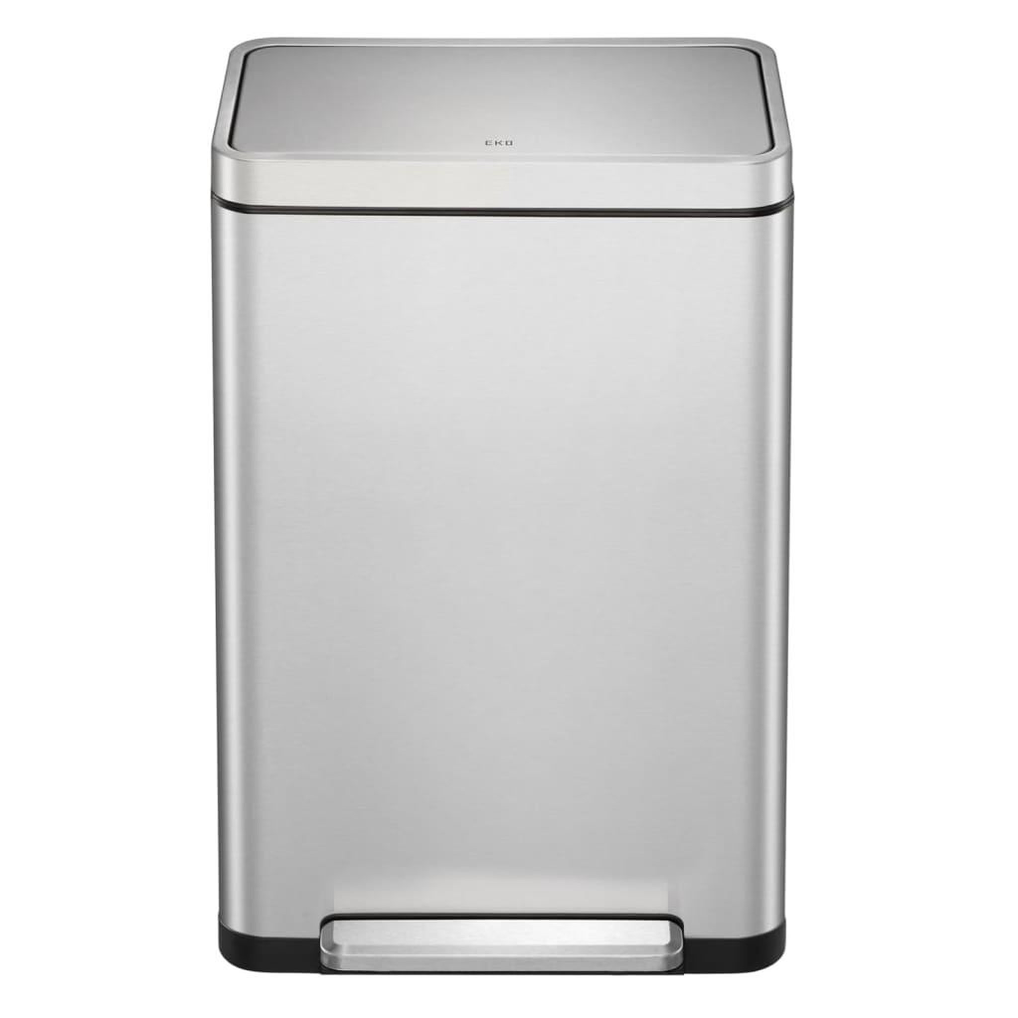 Voir la diapositive 2 : EKO EKO Poubelle a pedale X-Cube 45 L Argente mat