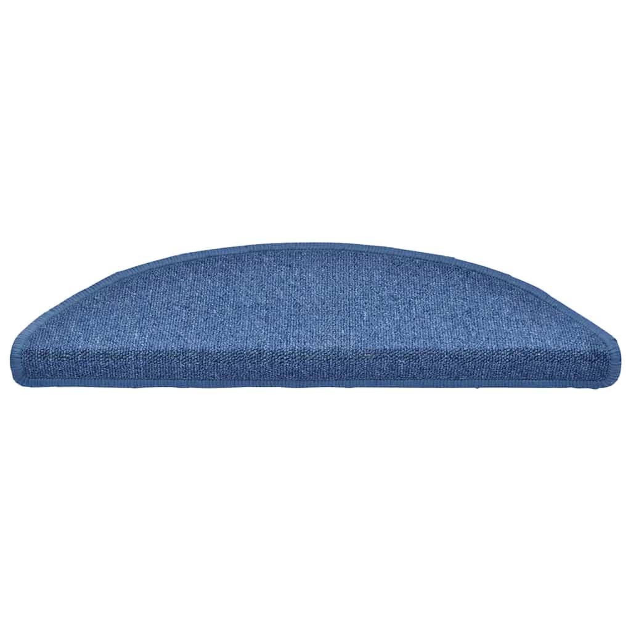 Voir la diapositive 3 : VIDAXL Tapis d'escalier 20 pcs bleu 56x17x3 cm
