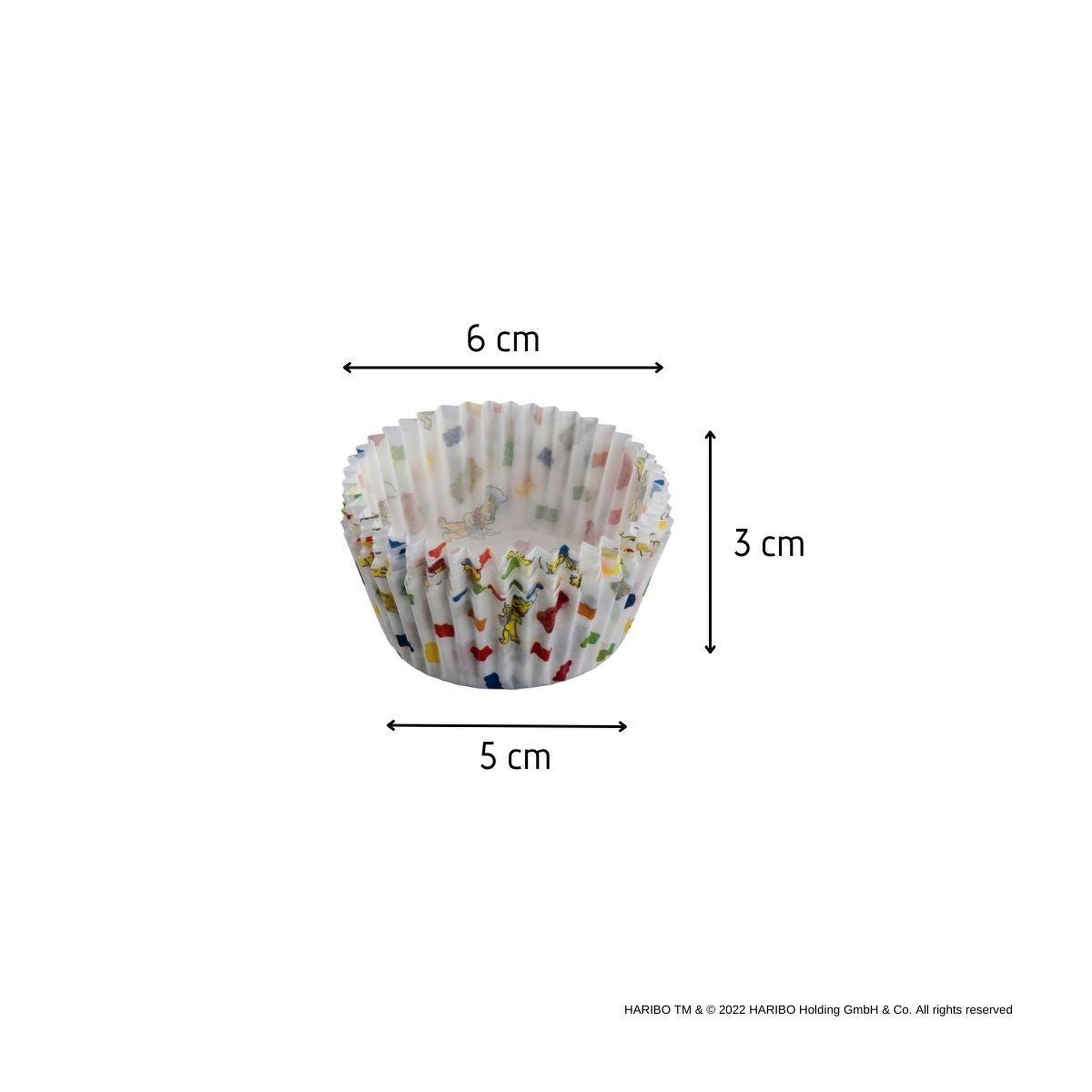 Voir la diapositive 3 : ZENKER Lot de 50 moules à muffins en papier 6 cm zenker haribo