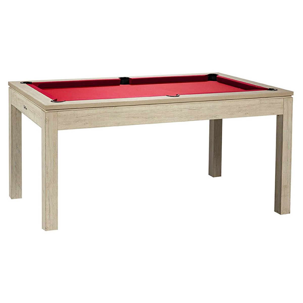 RENE PIERRE Billard Loft Drap Rouge + plateau table inclus