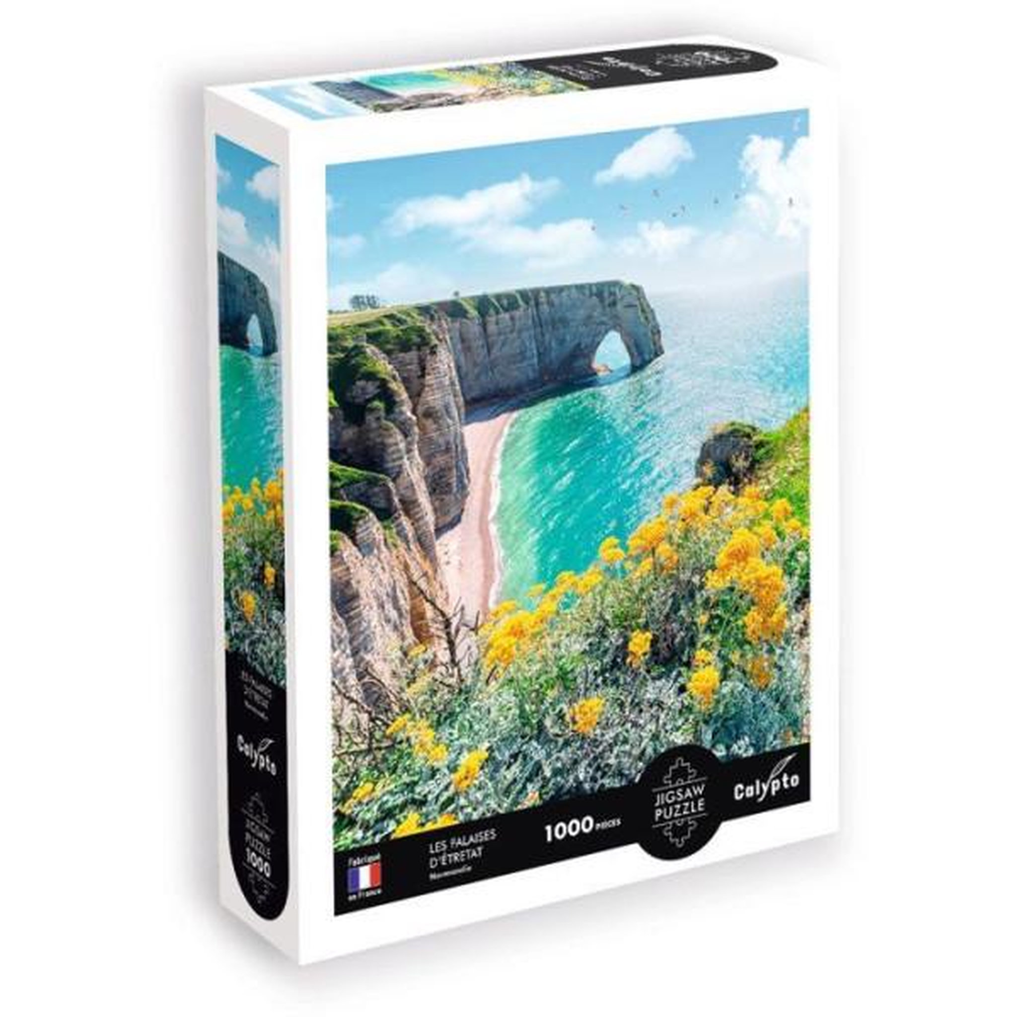 Sentosphere Puzzle - sentosphere - calypto - 1000 pieces - les falaises d'etretat - normandie - toucher soyeux - des 9 ans
