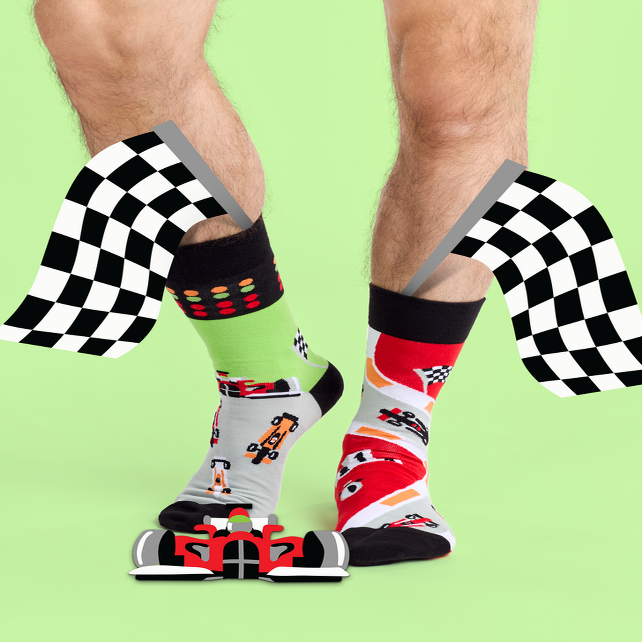 Voir la diapositive 5 : DEDOLES Chaussettes formule 1