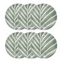 Voir la diapositive 1 : SECRET DE GOURMET Lot de 6 Assiettes à Dessert  Green Harmony  19cm Vert