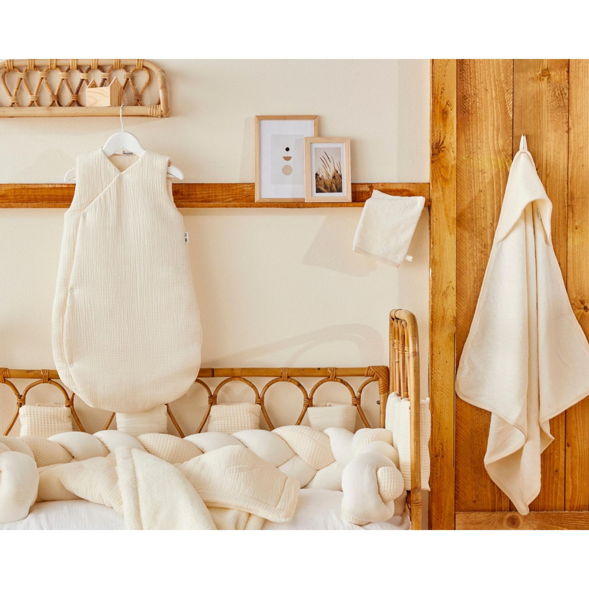 BB&CO Gigoteuse bébé 100% coton forme kimono Mix and Match