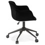 Voir la diapositive 3 : Paris Prix Fauteuil Design  Laurie  80cm Noir