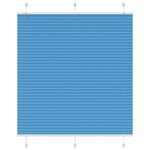 VIDAXL Store plisse bleu 115x150 cm largeur du tissu 114,4cm polyester