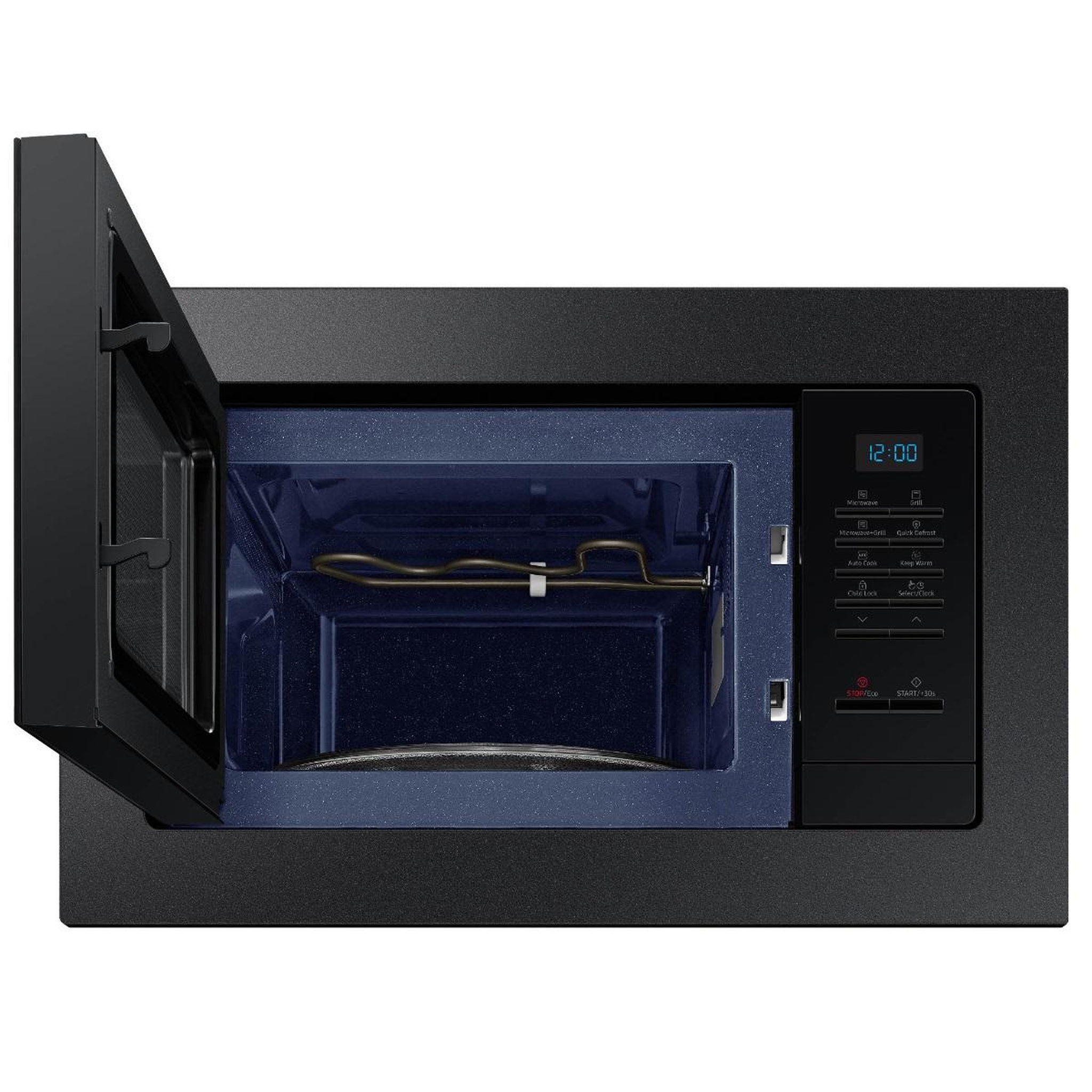 Voir la diapositive 4 : Samsung Micro-onde gril encastrable 20l 1100w noir - mg20a7013cb