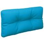 Voir la diapositive 4 : VIDAXL Coussins de palette lot de 2 bleu clair tissu
