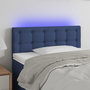 Voir la diapositive 1 : VIDAXL Tete de lit a LED Bleu 80x5x78/88 cm Tissu