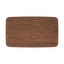 Voir la diapositive 3 : MAISON PAVANE Table rectangulaire 6 personnes en bois foncé 150 cm-Oman