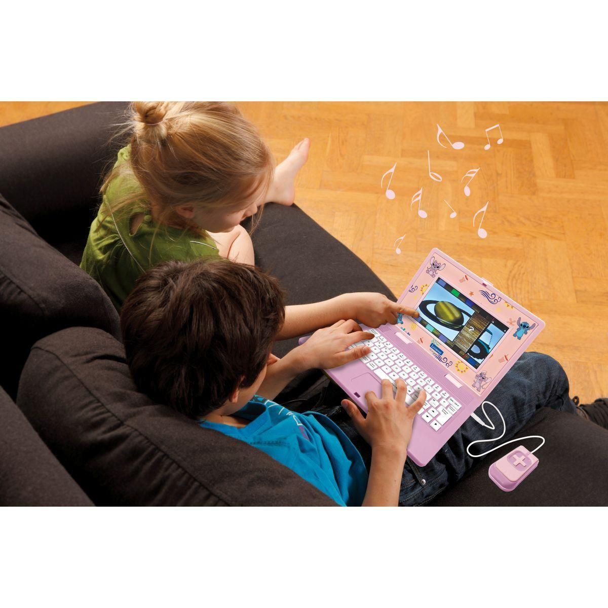 Lexibook Ordinateur éducatif couleur Angel Stitch EN/FR