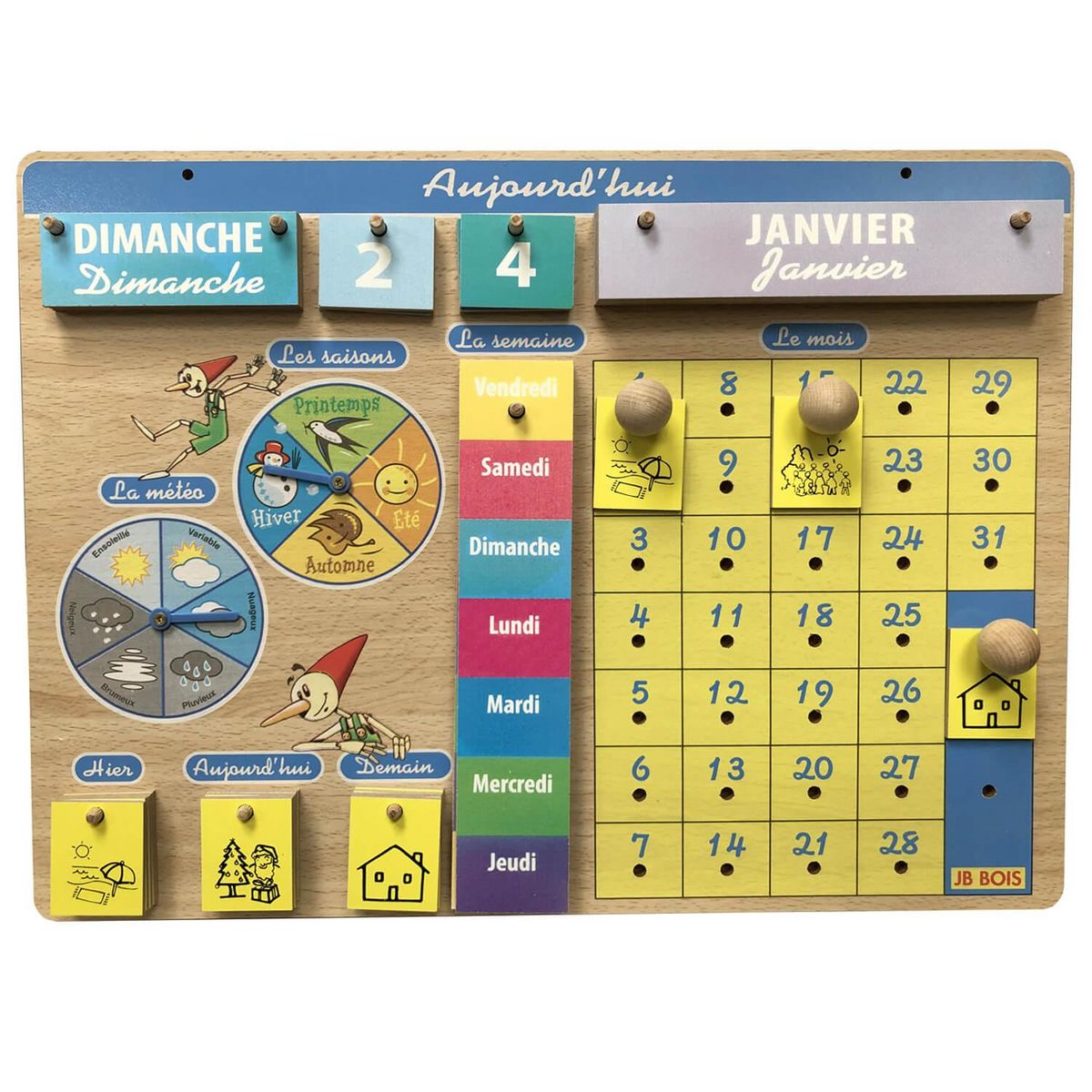 JB-Bois Calendrier perpétuel