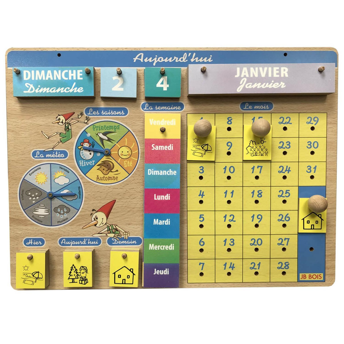 JB-Bois Calendrier perpétuel