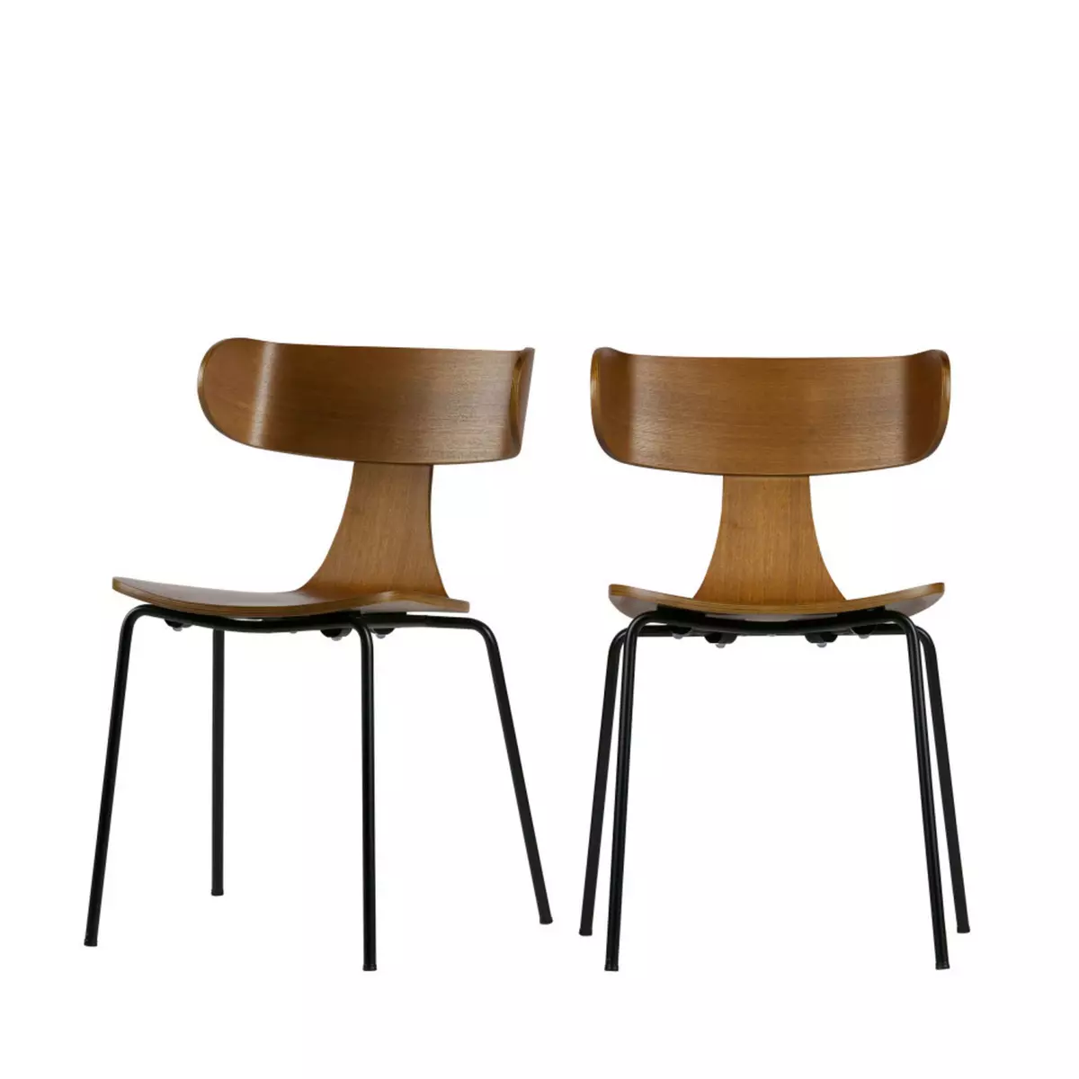 DRAWER Form - Lot de 2 chaises design empilables