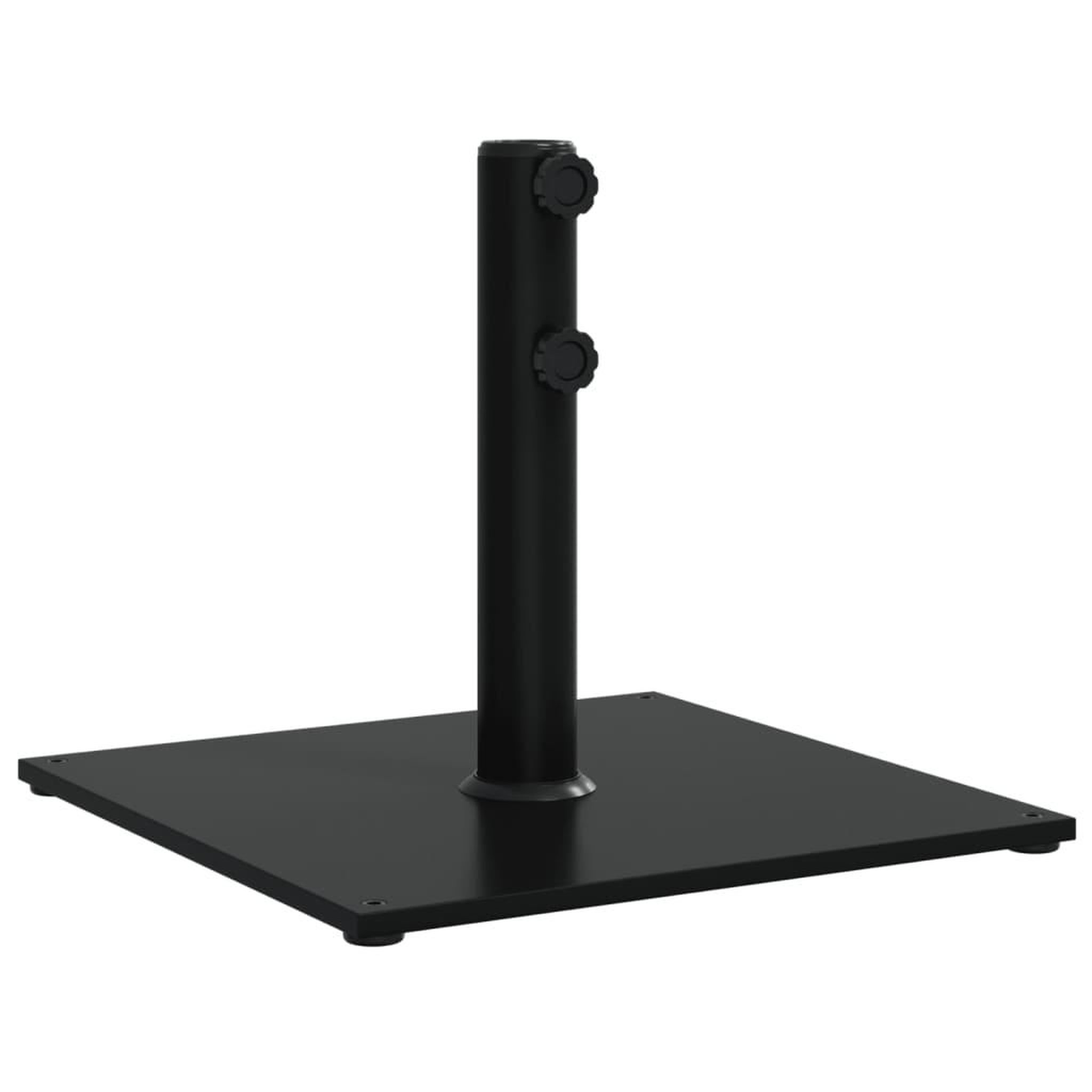 Voir la diapositive 2 : VIDAXL Base de parasol pour mats Ø32/38/48 mm 17 kg carre
