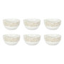 Voir la diapositive 1 : Paris Prix Lot de 6 Bols en Porcelaine  Faience  60cl Blanc