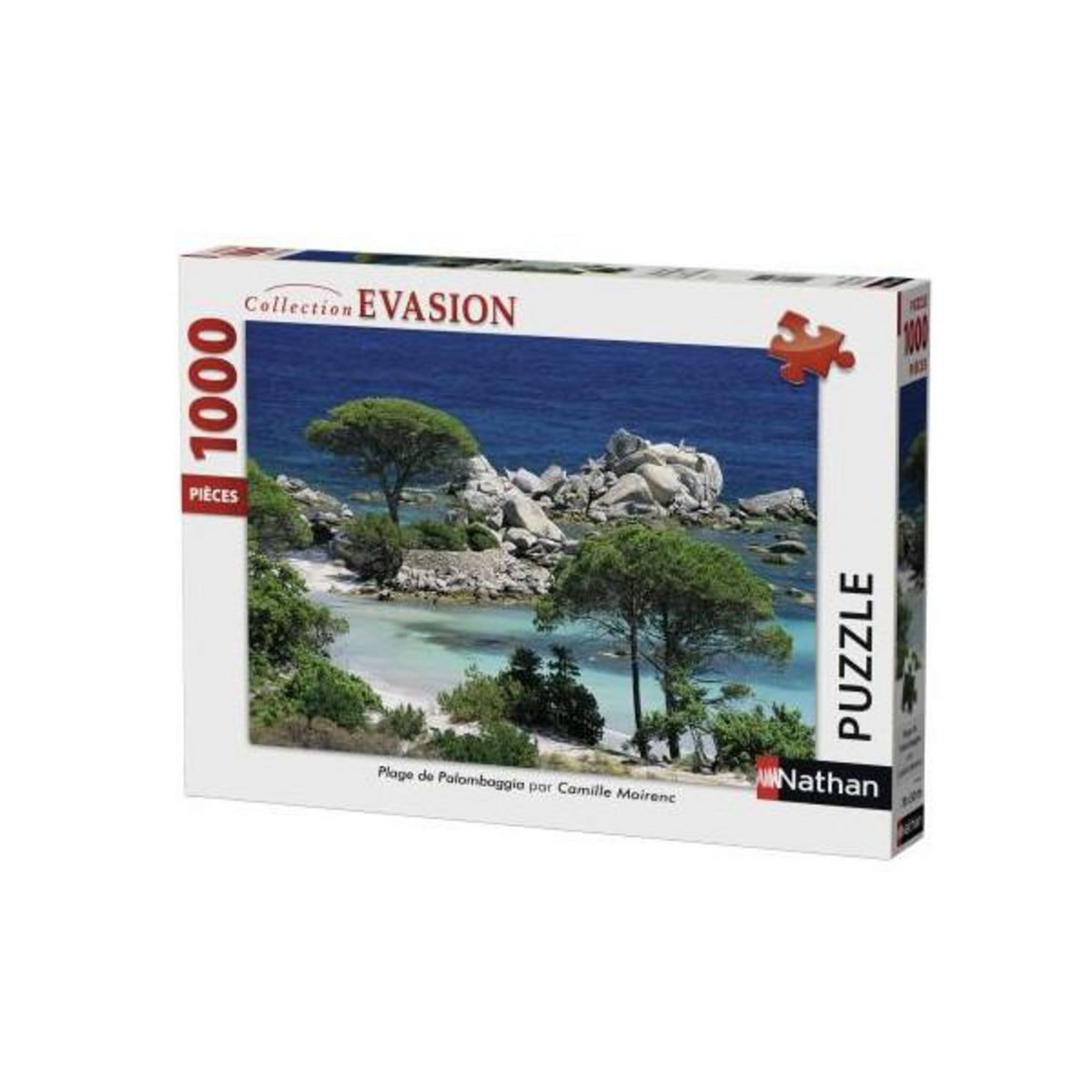 Nathan Ravensburger - puzzle - plage de palombaggia, cors - 1000 pièces