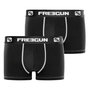 Voir la diapositive 1 : FREEGUN Lot de 2 Boxers garçon coton Noir