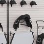 Voir la diapositive 3 : VIDAXL Porte-selle mural noir fer