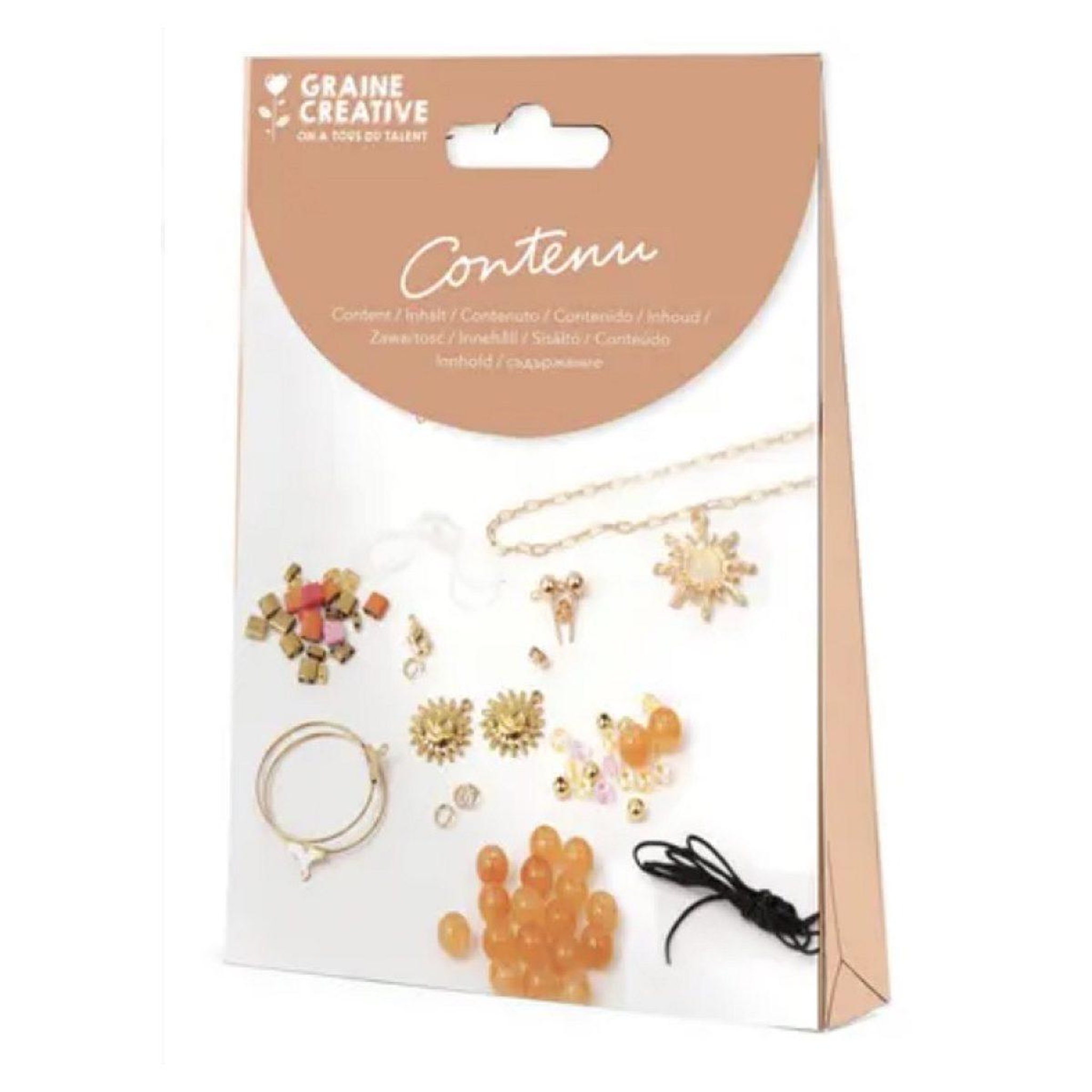 GRAINE CRÉATIVE Kit bijoux a faire soit meme - soleil