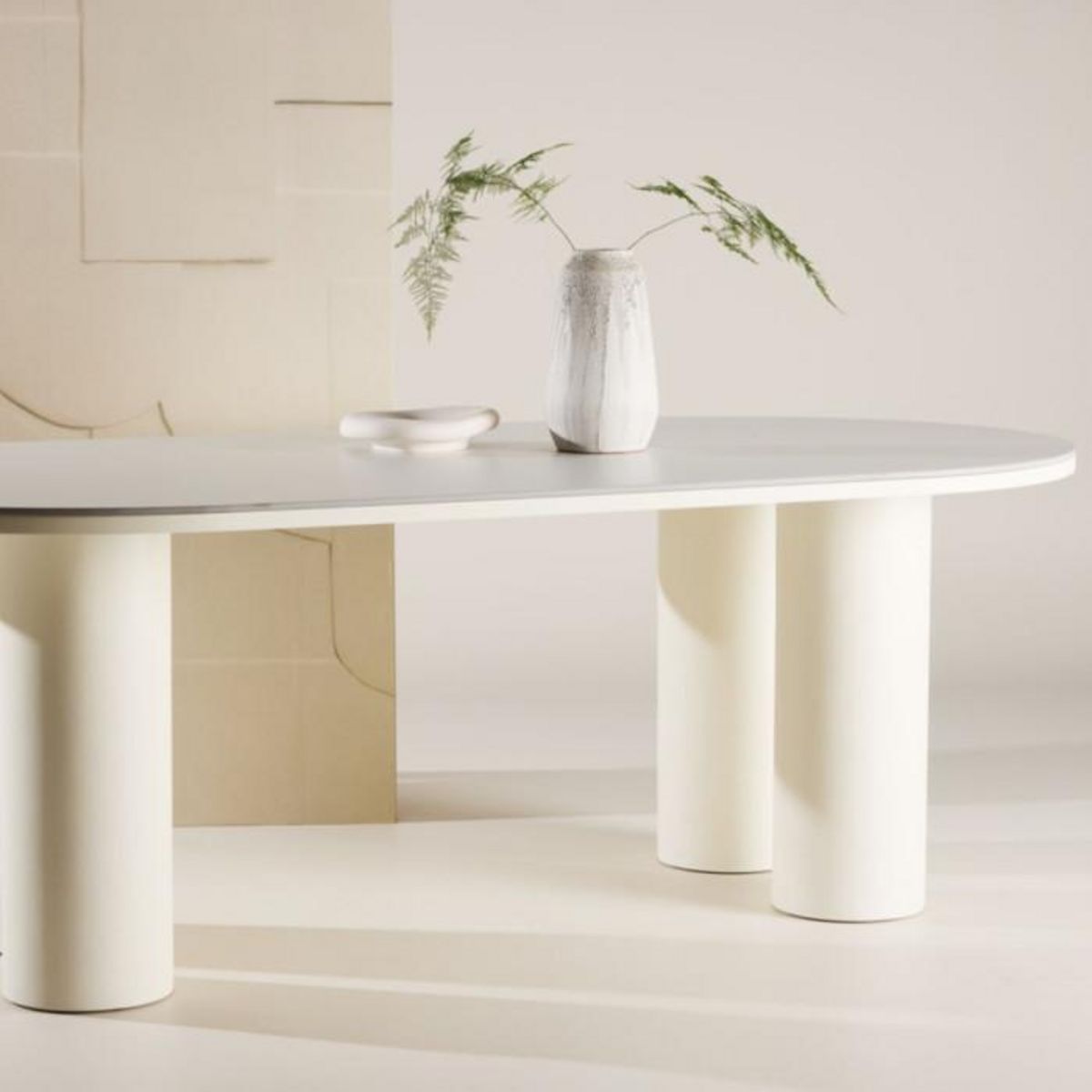 Paris Prix Table à Manger Design  Havstenssund  220cm Blanc