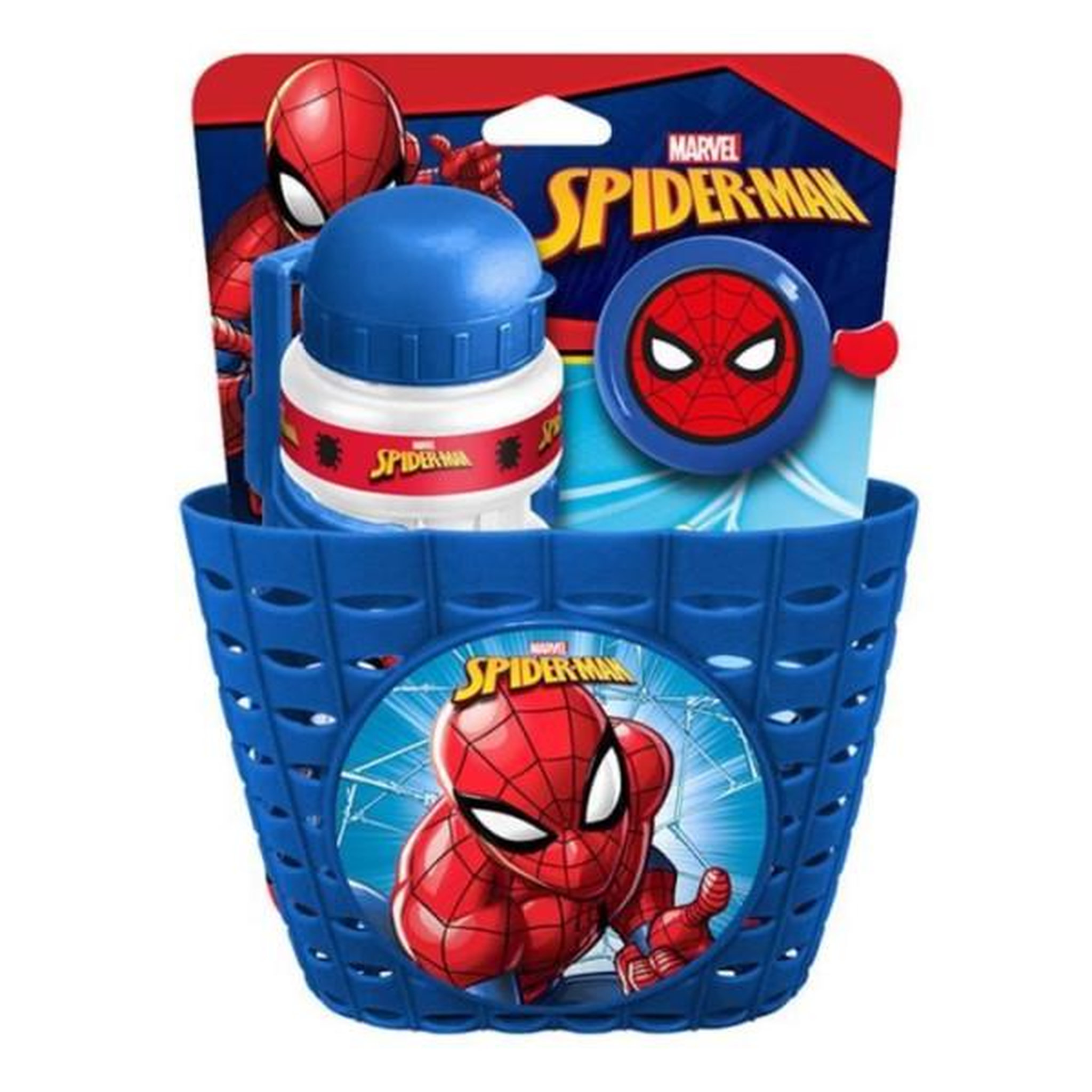 Voir la diapositive 4 : DISNEY SPIDER-MAN Set Corbeille + Bidon + Sonnette