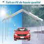 Voir la diapositive 3 : OUTSUNNY Carport auvent pour voiture 5,95L x 2,90l x 2,60H m acier galvanisé robuste PE haute densité