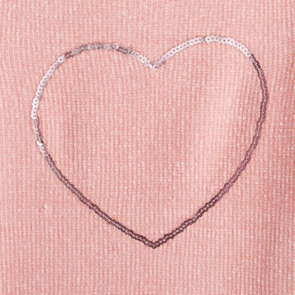 IN EXTENSO Robe tricot coeur fille