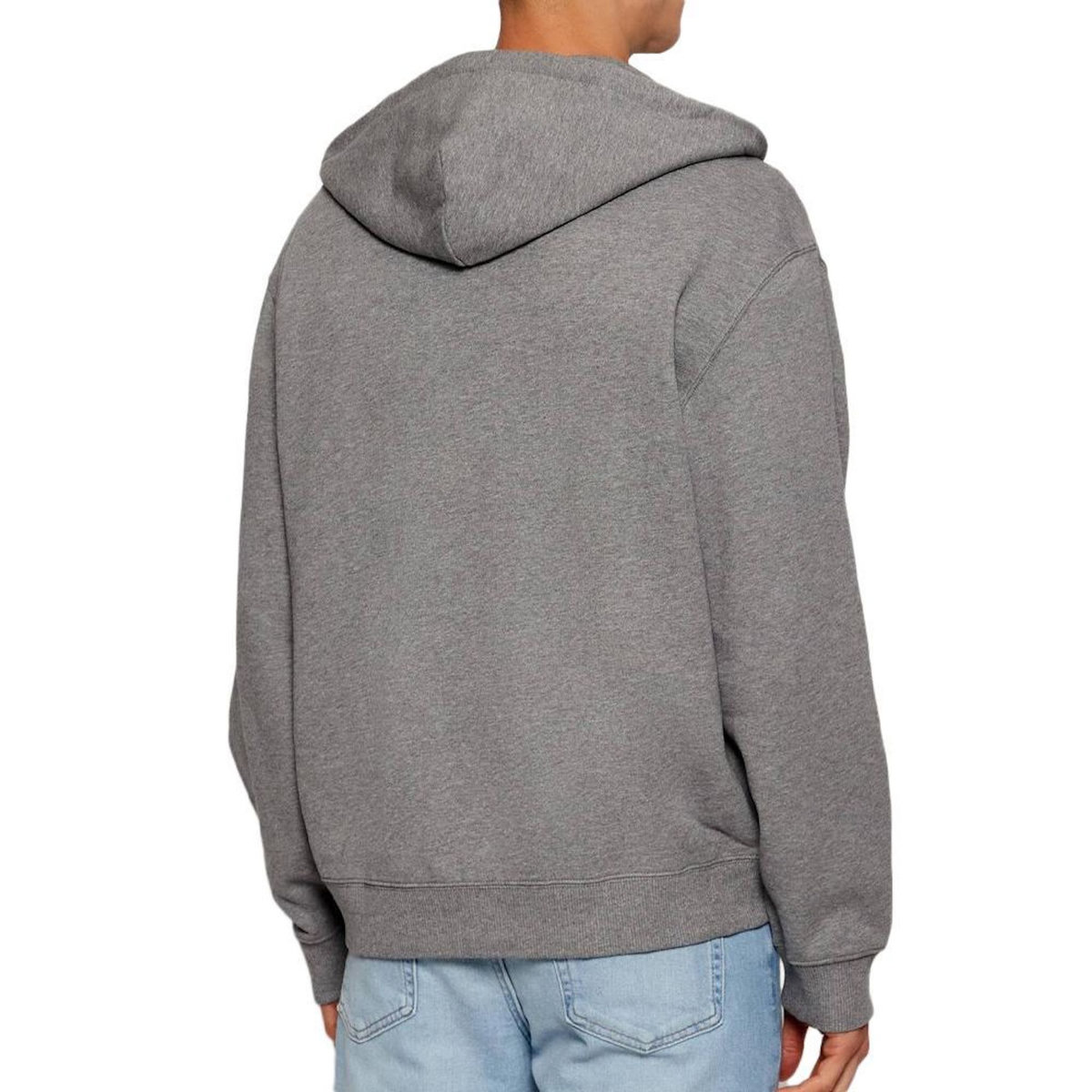 CALVIN KLEIN JEANS Sweat Zippé Gris Homme Calvin Klein Jeans Terry Monog