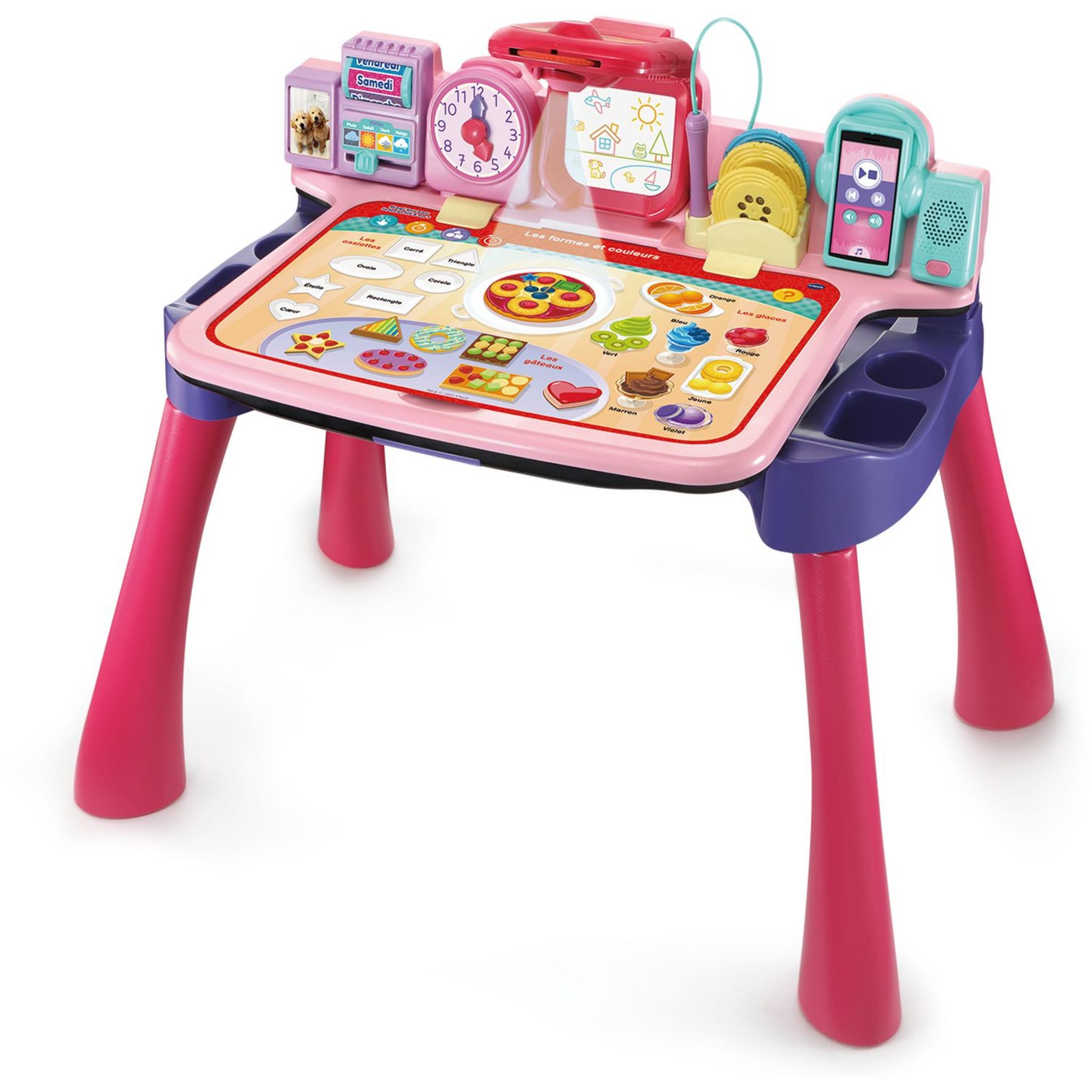 VTECH Magi bureau interactif 5 en 1 rose