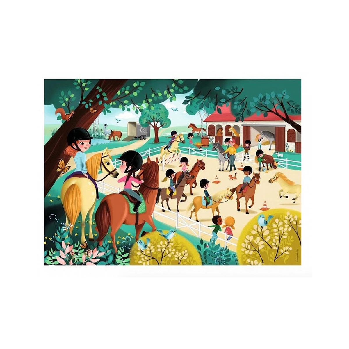 Nathan Puzzle 60 p Bienvenue au Centre equestre