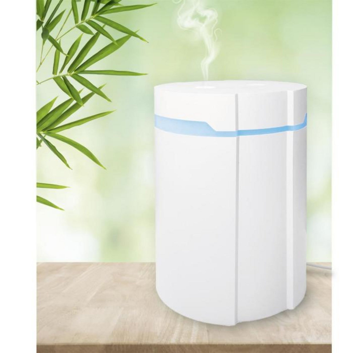 Paris Prix Diffuseur d'Huile Essentielle USB  Led  260ml Blanc