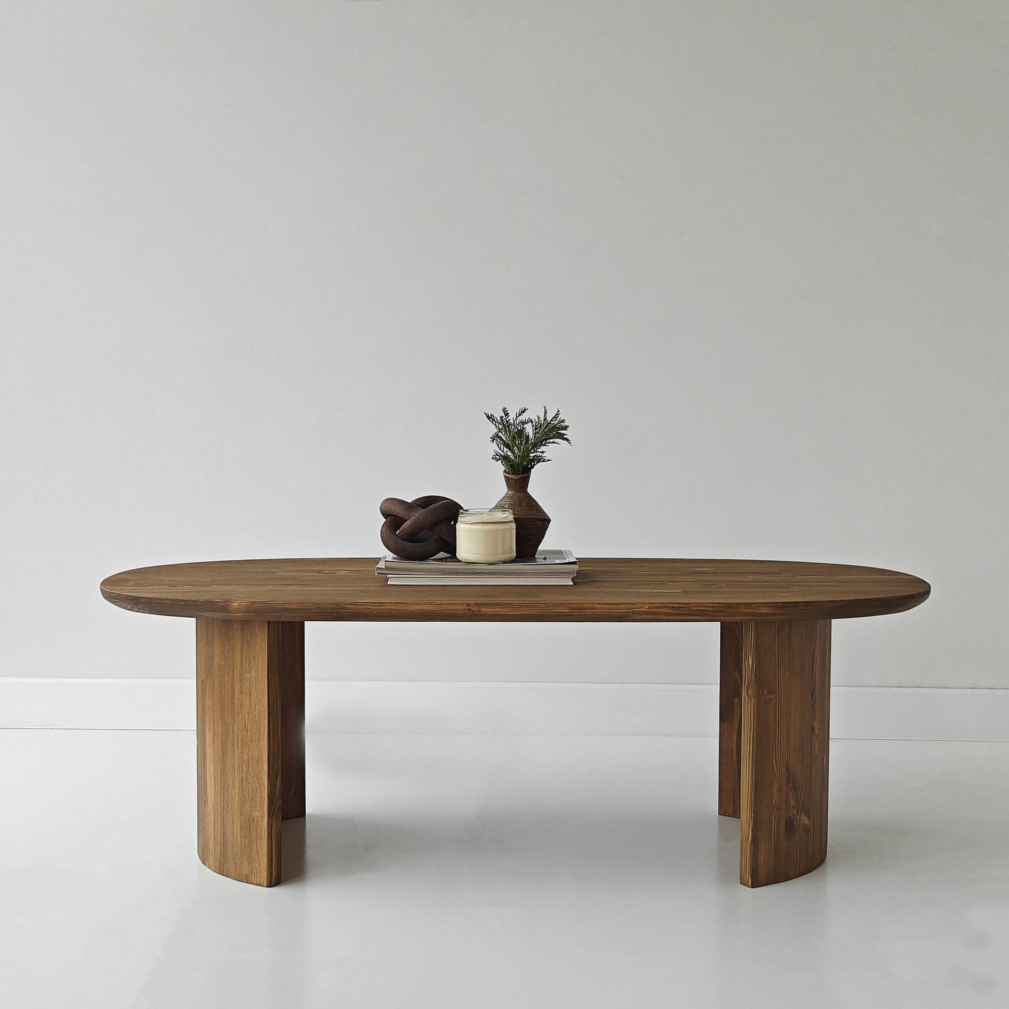 Voir la diapositive 3 : Habitat et Jardin Table basse en bois  Hudson  - 120 x 60 x 40 cm - Marron