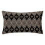 Voir la diapositive 1 : ATMOSPHERA Coussin Déco  Jacquard Shine  39x59cm Noir