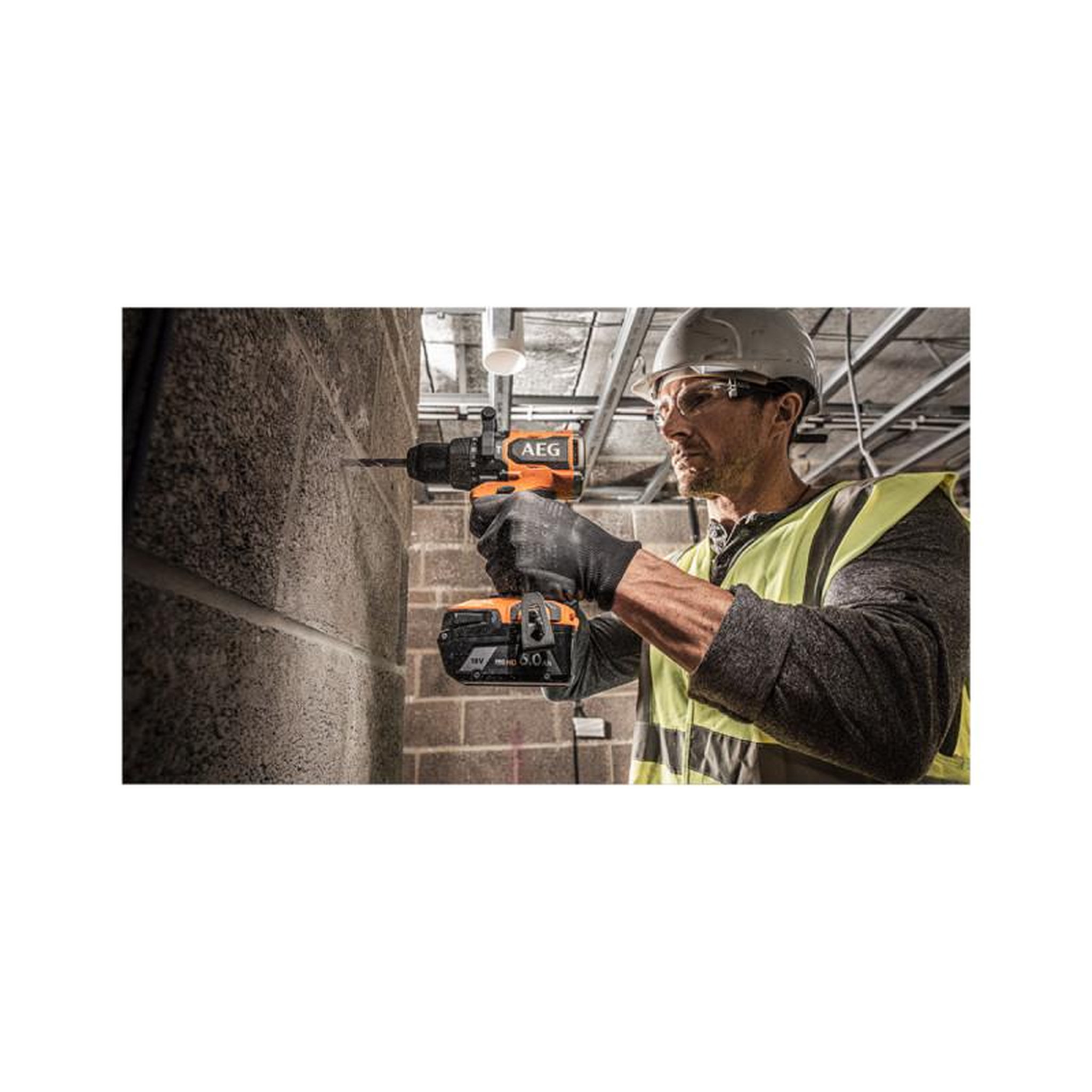 Voir la diapositive 3 : AEG Pack AEG Perceuse à percussion - BSB18SBL-0 - 18V Brushless - 1 batterie 2.0Ah - 1 chargeur - SETL1