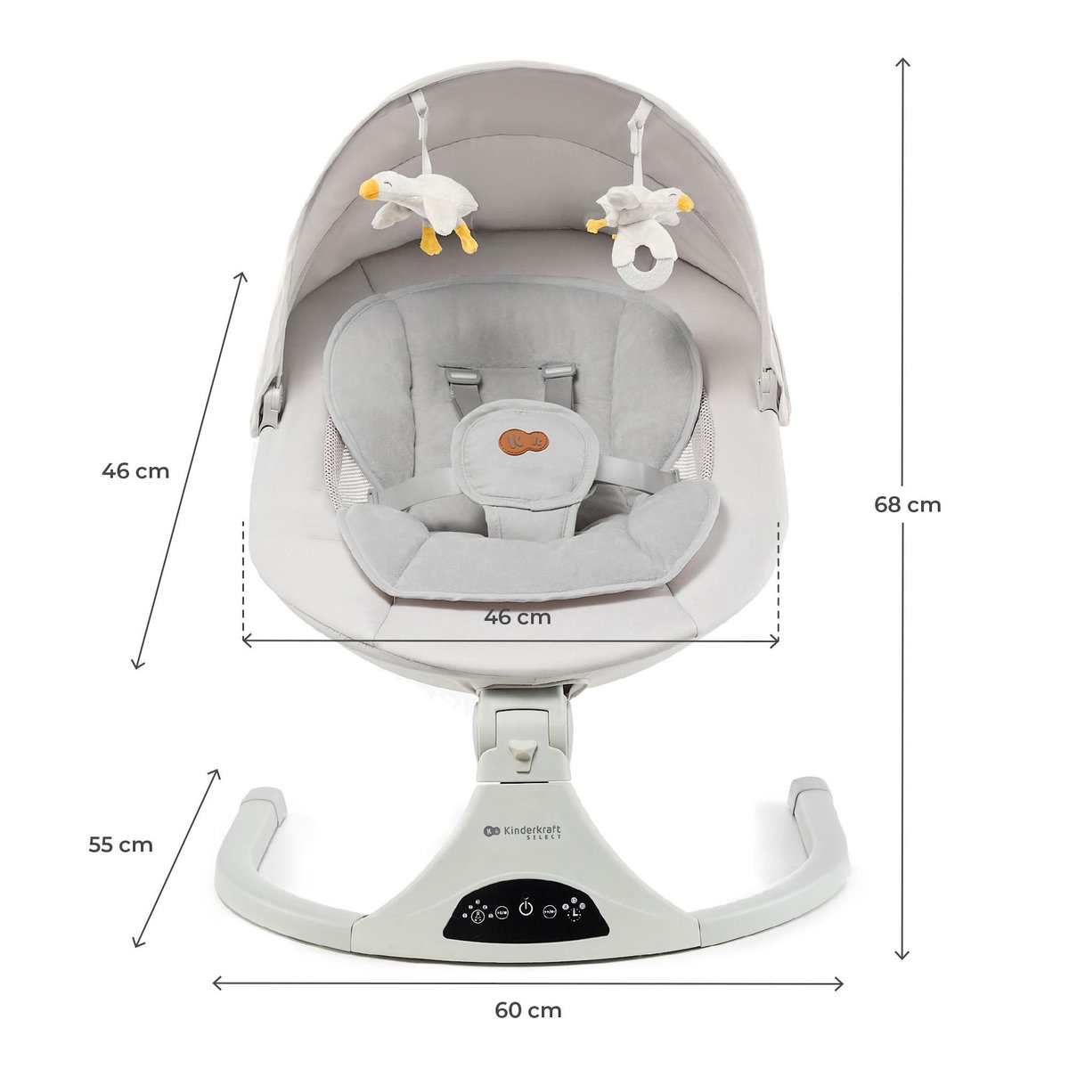 KINDERKRAFT Transat électrique bébé avec musique