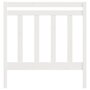 Voir la diapositive 4 : VIDAXL Tete de lit Blanc 95x4x100 cm Bois massif de pin