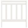 Voir la diapositive 4 : VIDAXL Tete de lit Blanc 95x4x100 cm Bois massif de pin